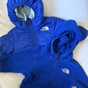 The North Face Baby Blue Jacket Set